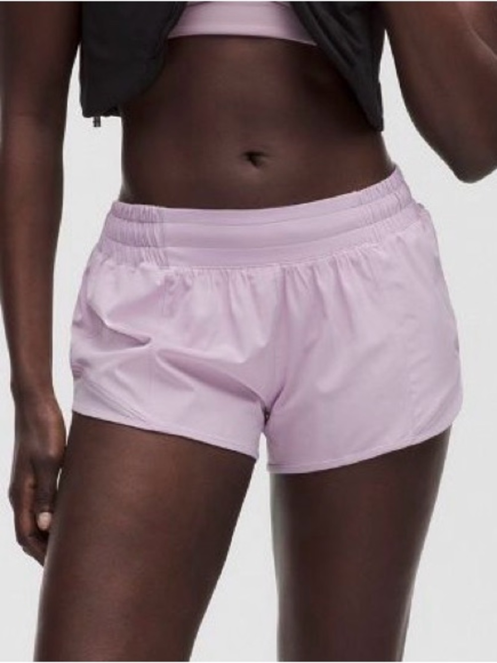 lululemon athletica Pink Hotty Hot Running Shorts
